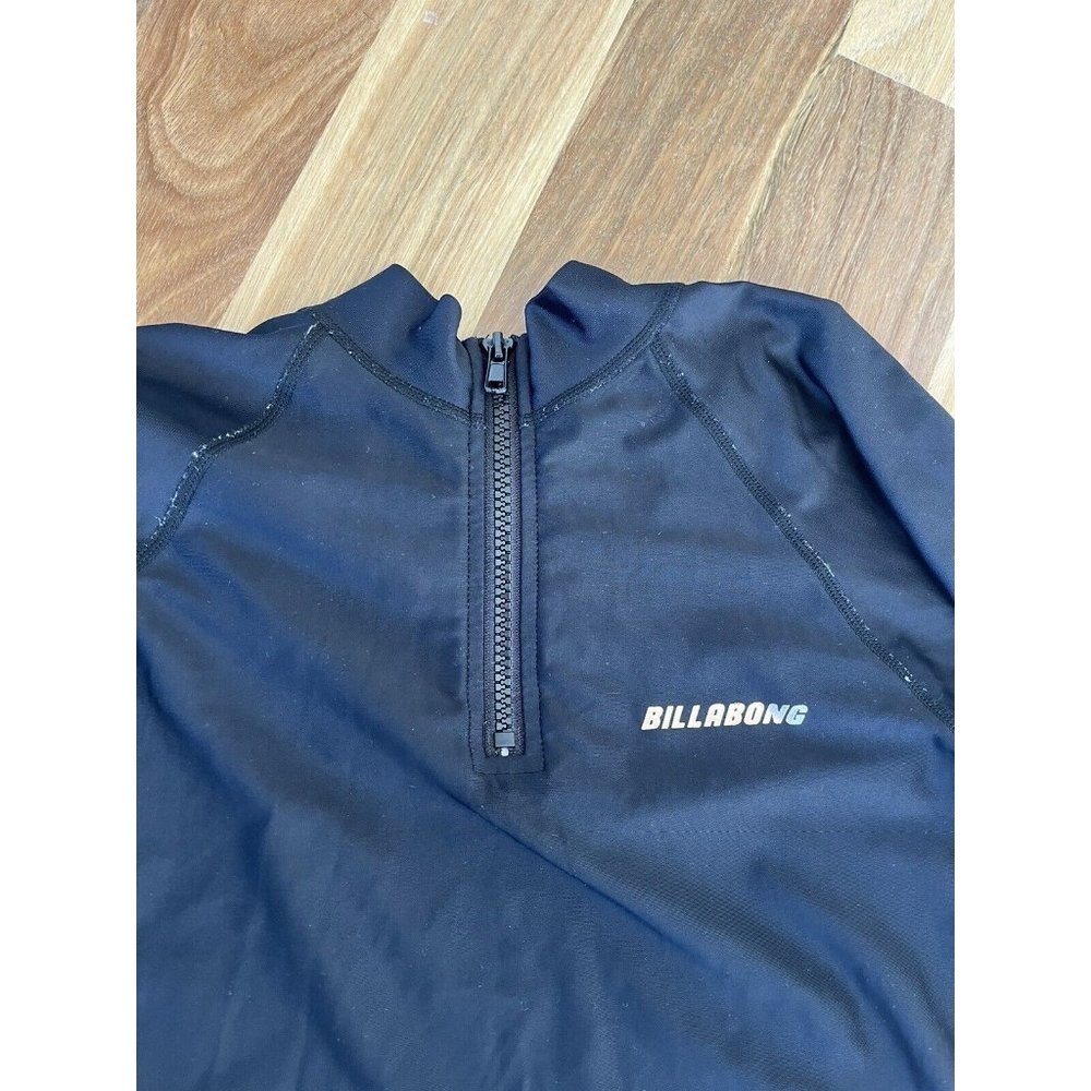 Billabong Long Sleeve Size 10 Rashie Swim Shirt 1/4 Zip - Picture 3 of 5